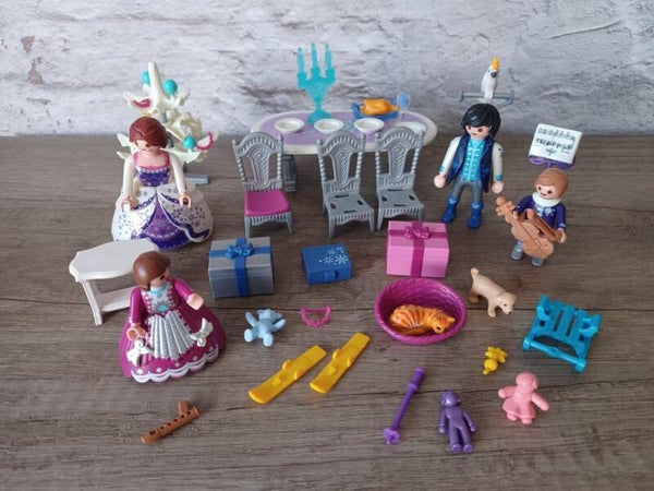 playmobil , fammille royale a noel , occasion