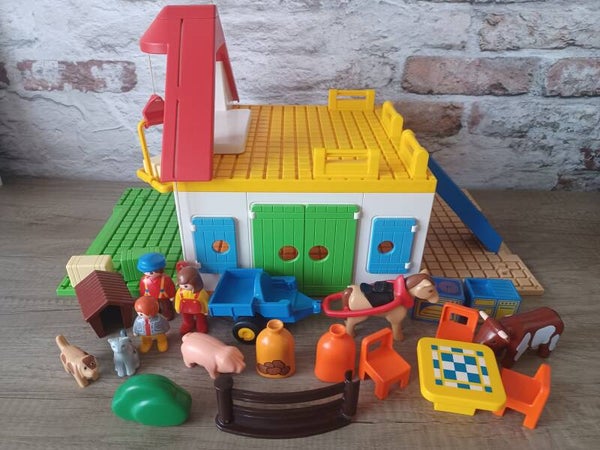 playmobil 123 grande ferme , occasion