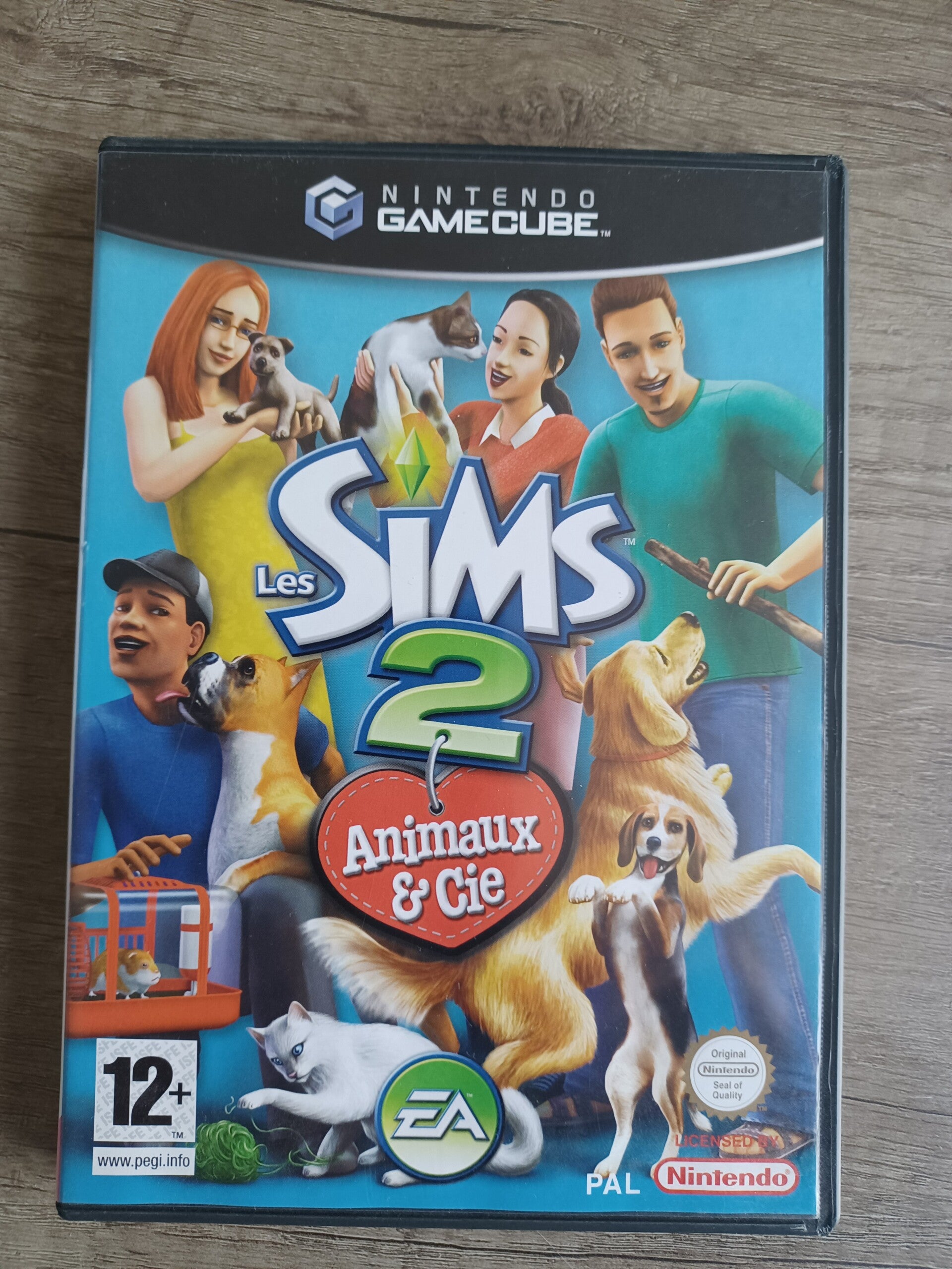 jeu gamecube  les sims 2 animaux et cie , occasion
