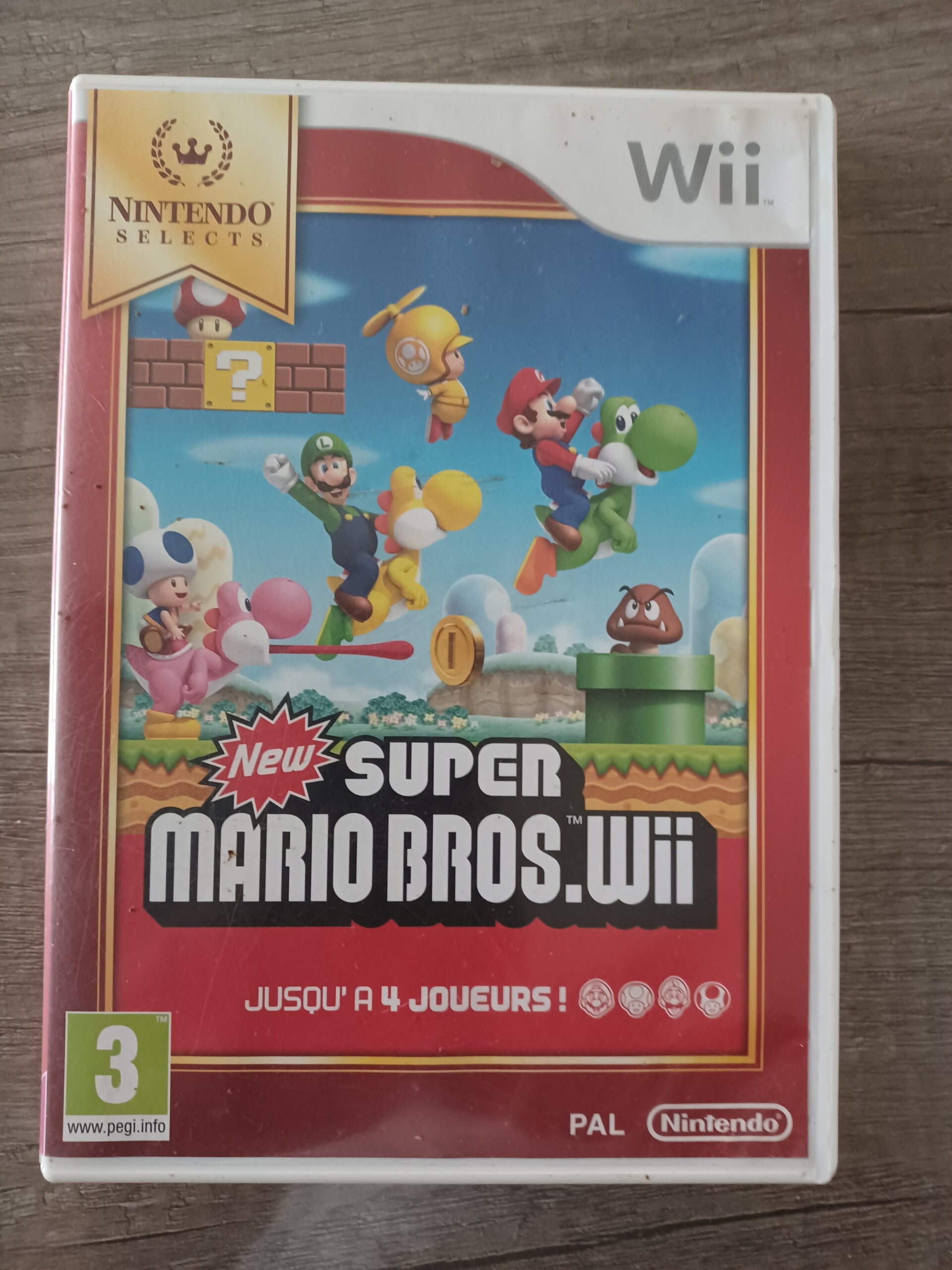 jeu nintendo wii , new super mario bros wii , occasion