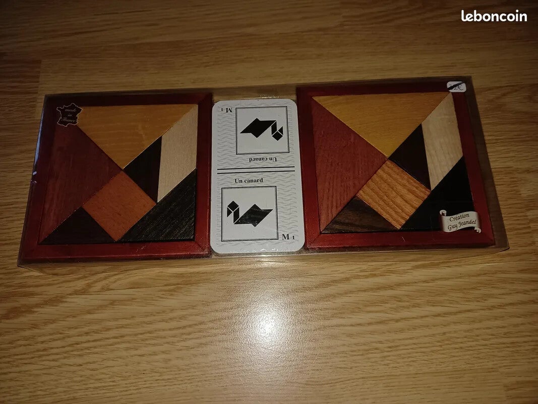 2 tangram en bois , neuf