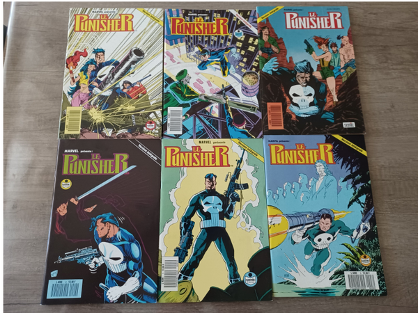 lot de 6 bd  le punisher (années 1990) , occasion