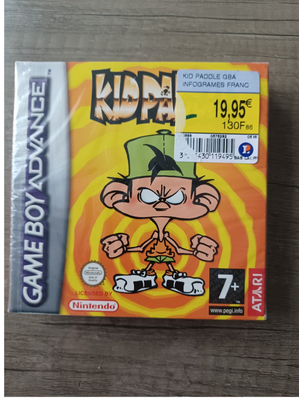 jeu gameboy advance kid paddle , neuf