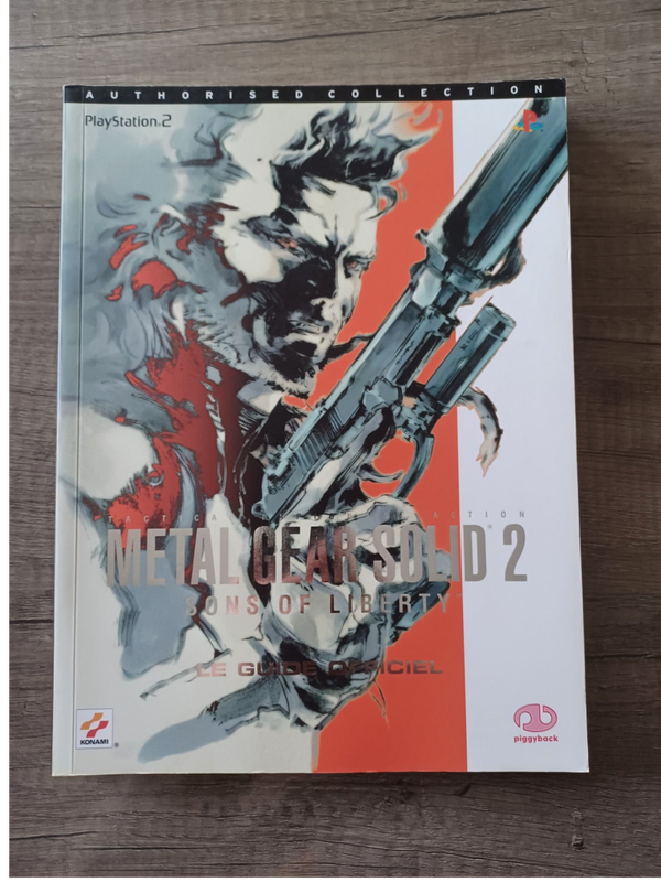 guide metal gear solid 2 sons of liberty , ps2 , occasion