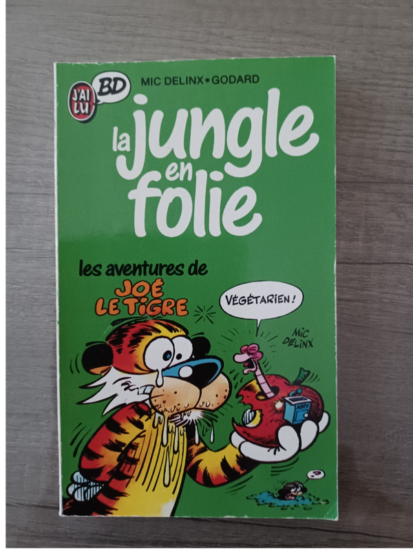 bd la jungle en folie , les aventures de joe le tigre, j'ai lu bd , occasion