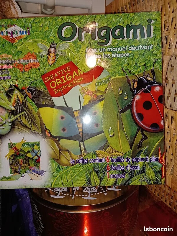 coffret origami , insectes , neuf