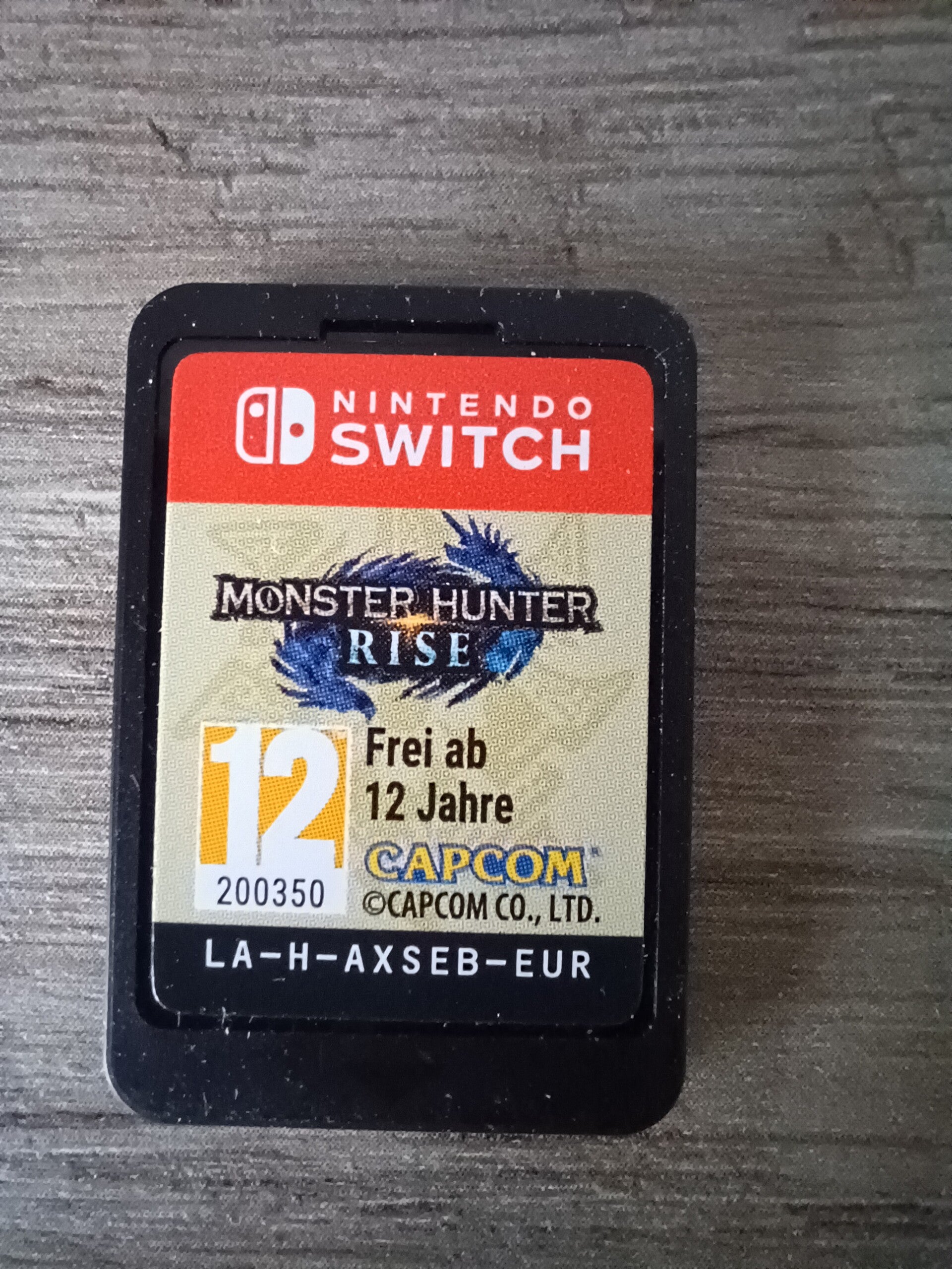 jeu nintendo switch  monster hunter rise , occasion