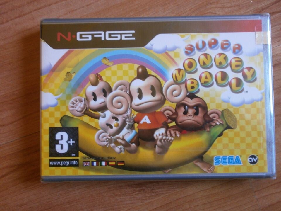 jeu nokia n gage , super monkey ball , neuf