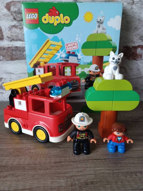 lego duplo 10901 camion de pompiers , occasion