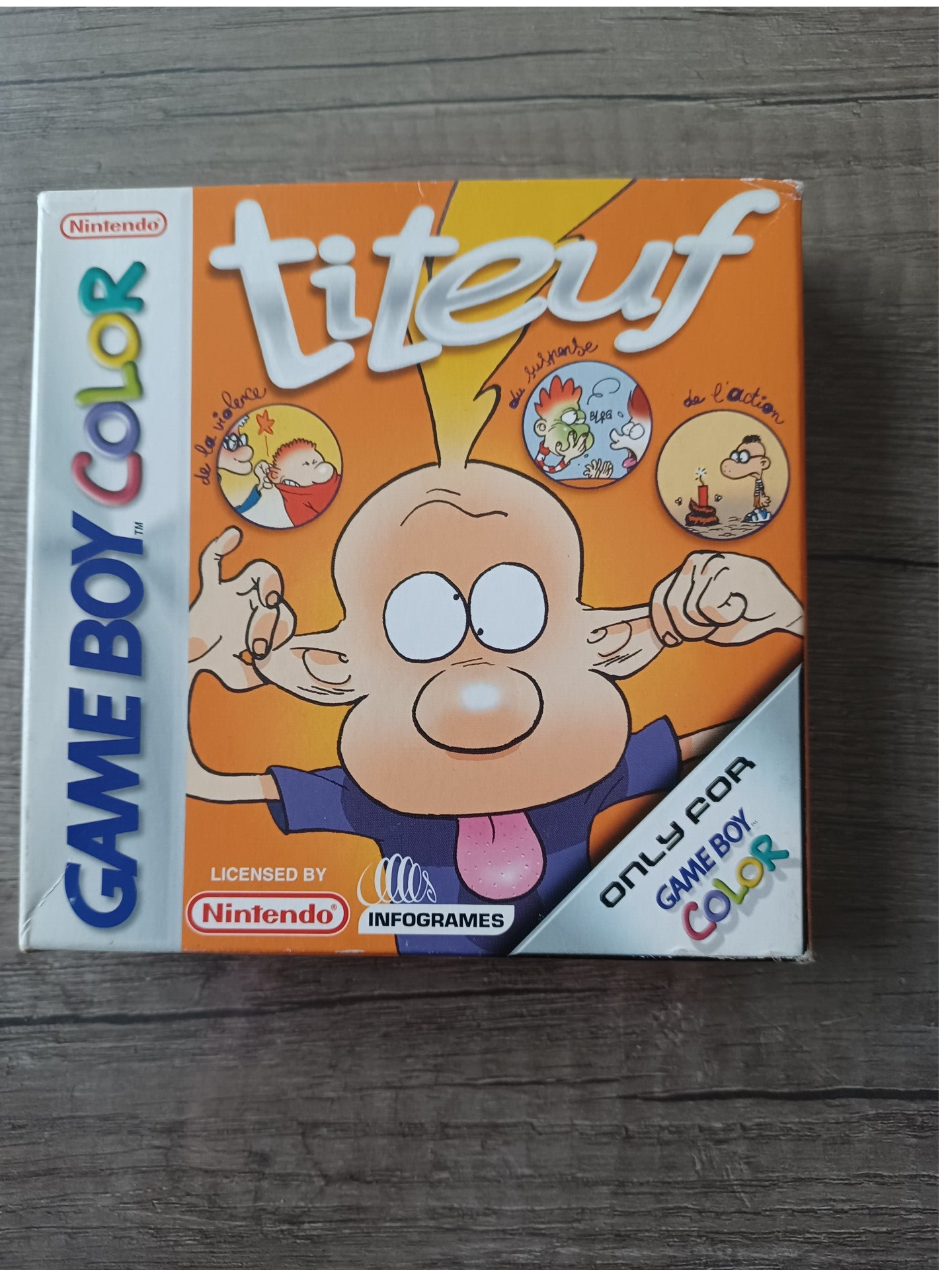 jeu gameboy color titeuf , occasion