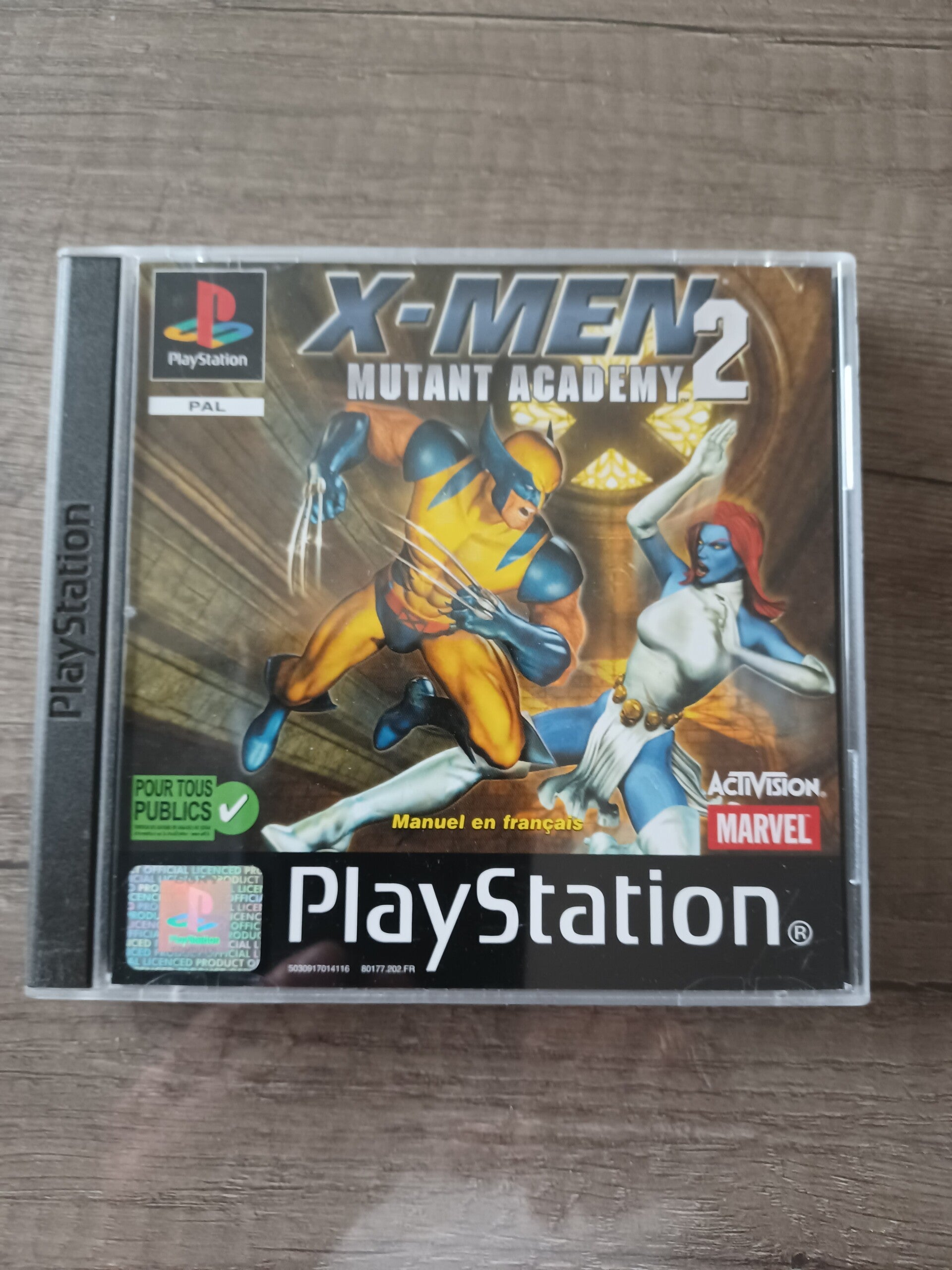 jeu ps1 , x-men mutant academy 2, occasion