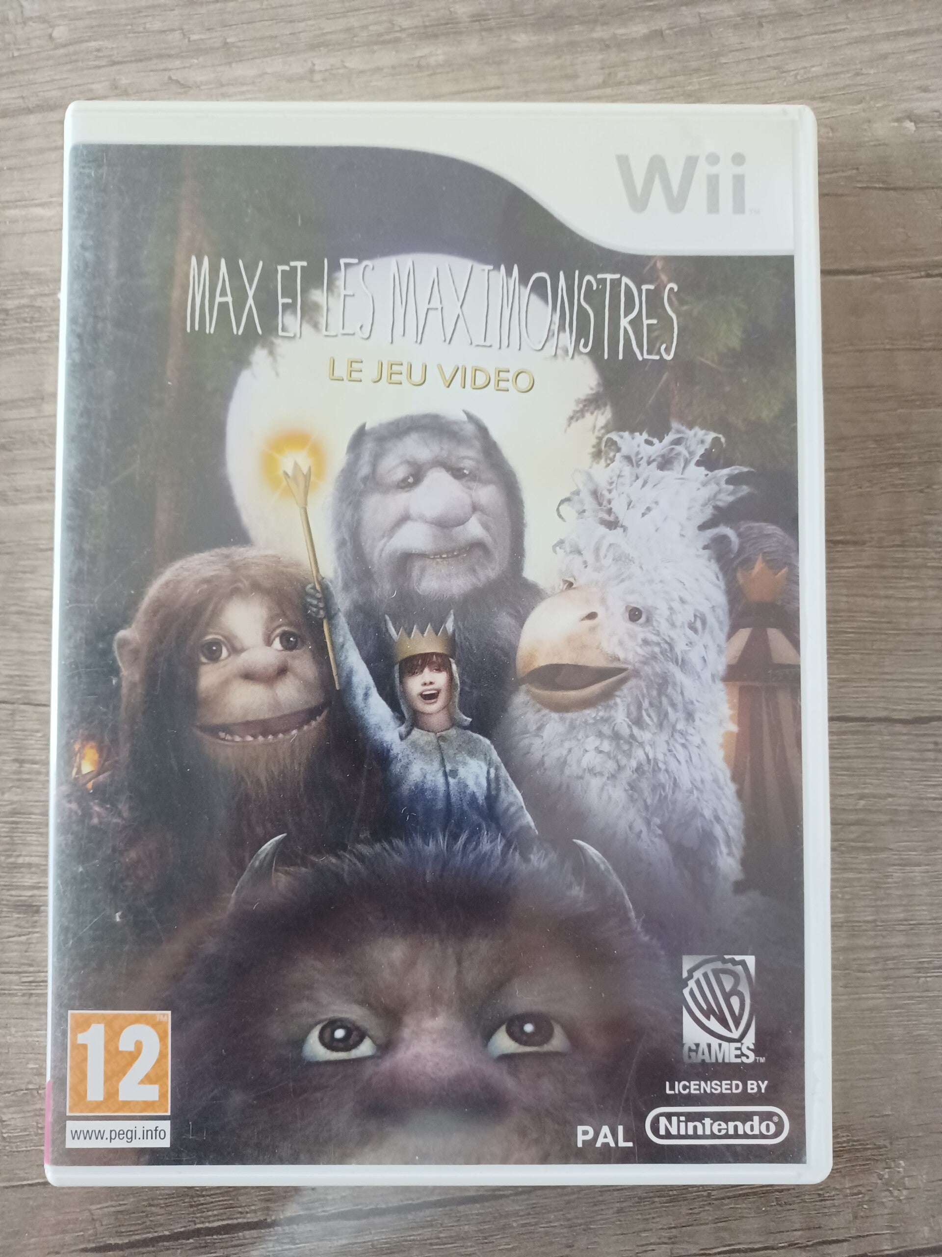 jeu nintendo wii , max et les maximonstres , occasion