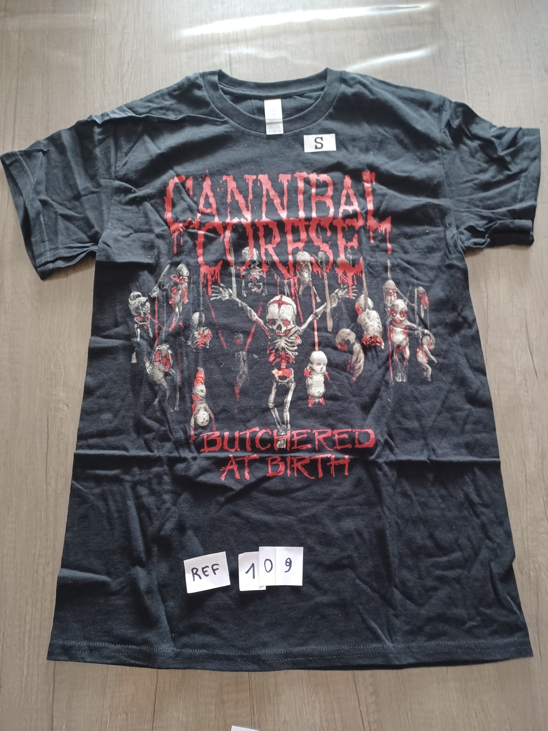 t-shirt cannibal  corpse , S ou 2XL , neuf