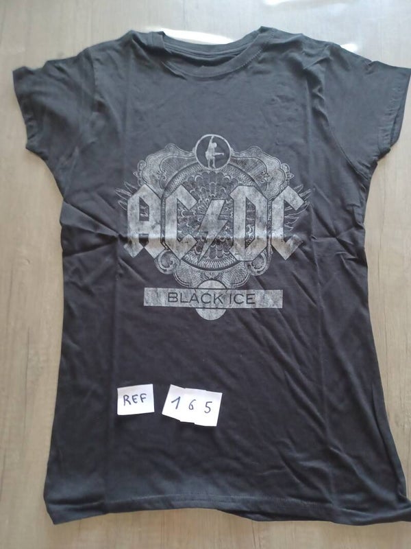 t-shirt femme , acdc black ice ,  taille  M , L , XL ou 2XL , neuf