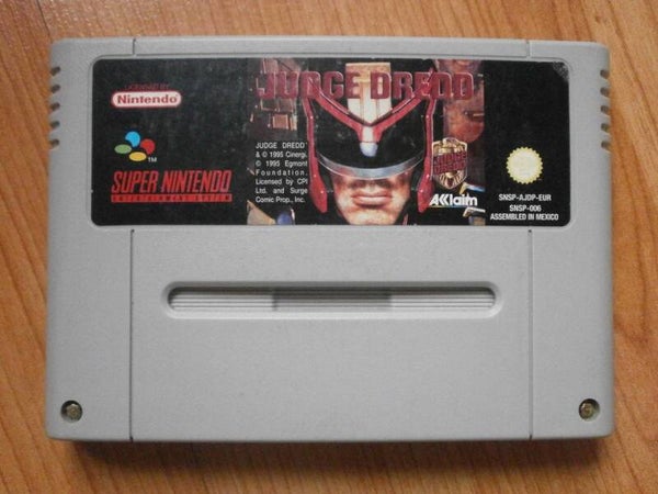 jeu super nintendo judge dredd , occasion