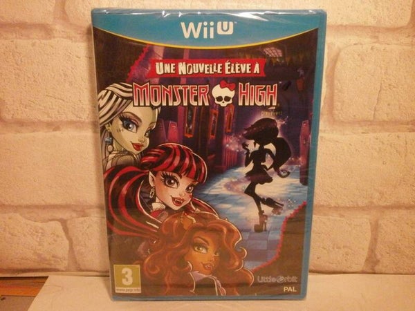 jeu wii u , une nouvelle eleve a monster high , neuf