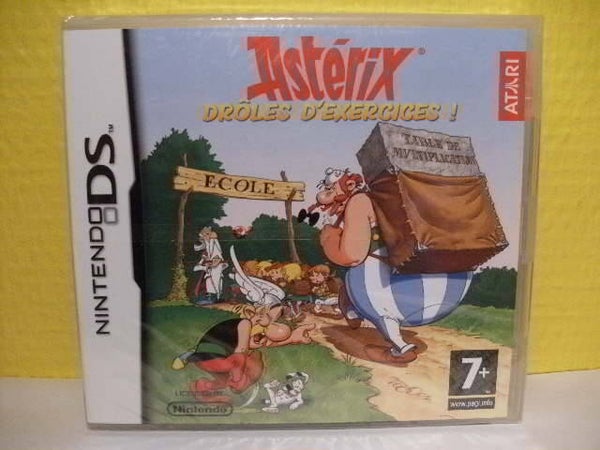jeu ds asterix droles d'exercices , neuf
