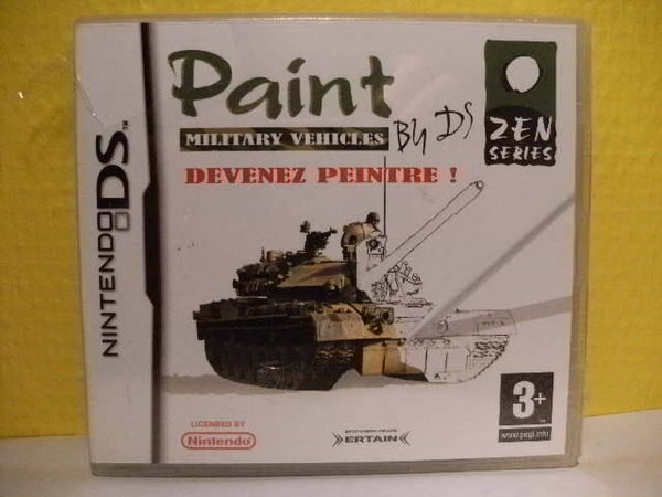 jeu ds paint vehicules militaires , neuf