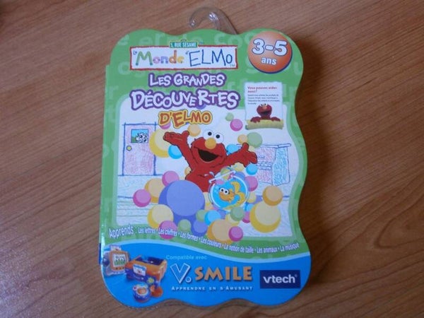 jeu v smile ,les grandes decouvertes d'elmo , neuf