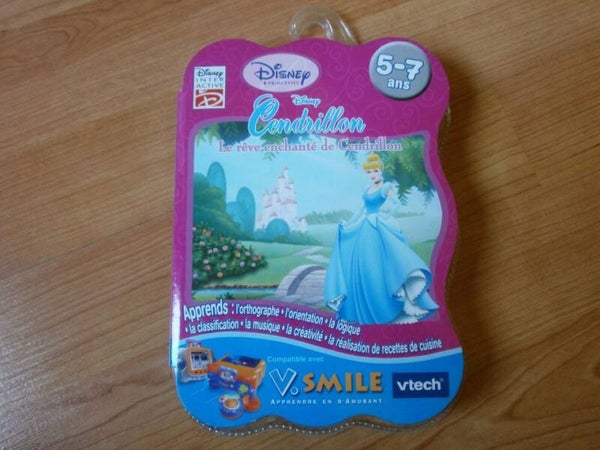jeu v smile , cendrillon disney , neuf