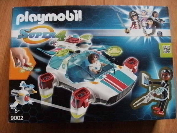 playmobil super 4 ,9002 voiture volante , neuf