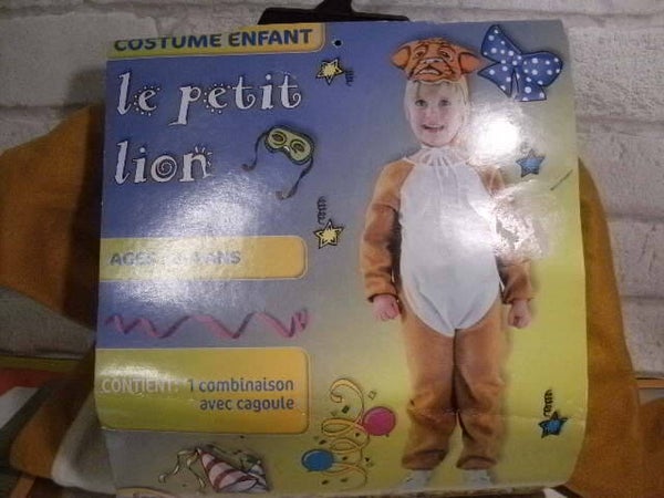 deguisement le petit lion 3-4 ans , neuf mais sans emballage