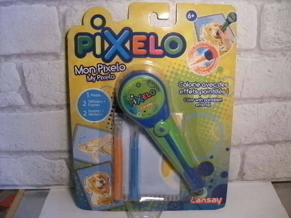 pixelo , colorie avec des effets pointillés , neuf