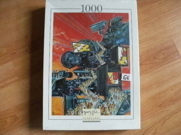 puzzle nathan , 1000 pieces , camera d'or , neuf
