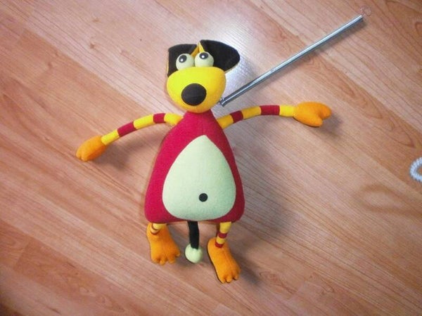 animal tissus avec ressort , plato toys , neuf