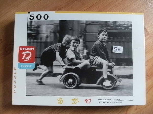 puzzle druon 500 pieces , les petits casse cou , neuf