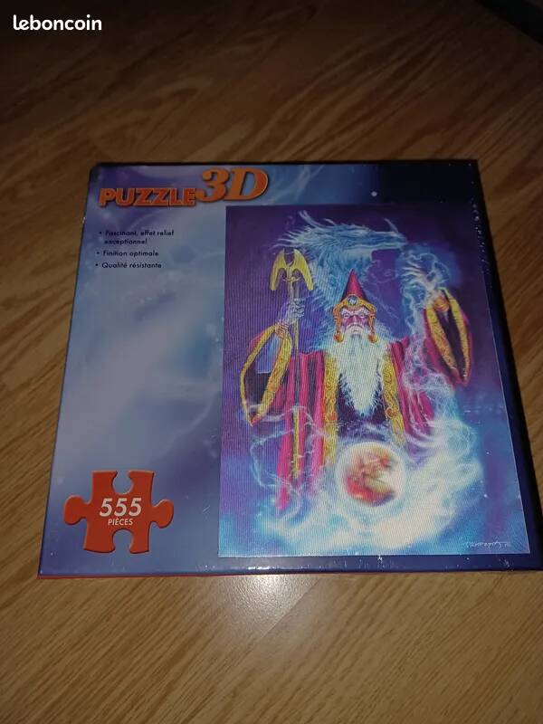3d puzzle magicien 555 pieces , neuf
