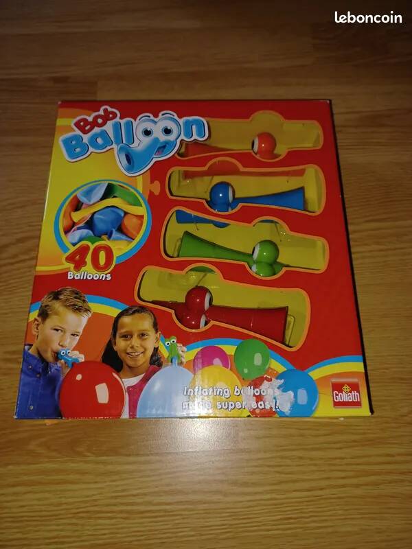 bob balloon , 40 ballons et 4 gonfleurs , neuf
