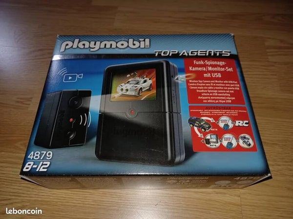 playmobil 4879 top agent camera espion , neuf