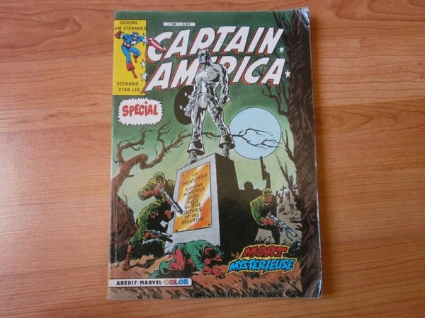 bd captain america special , mort mysterieuse etat moyen