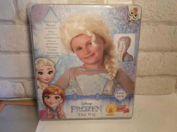 perruque enfant reine des neiges , neuf