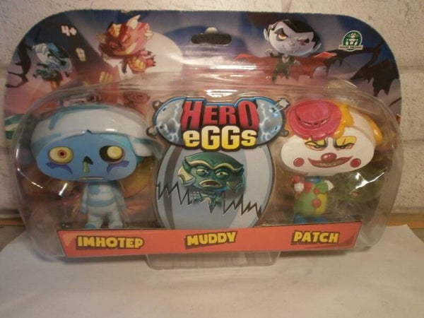 hero eggs , imhotep , muddy , patch , neuf