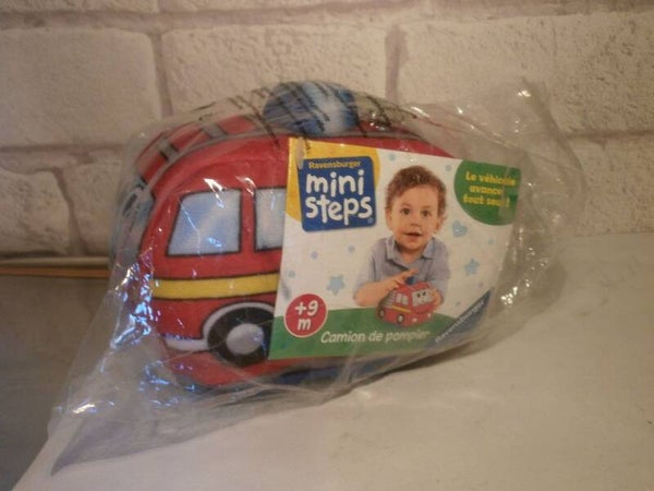 ravensburger mini steps , camion de pompiers , neuf