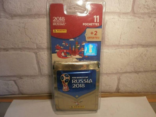 panini russie 2018 , 13 pochettes , neuf