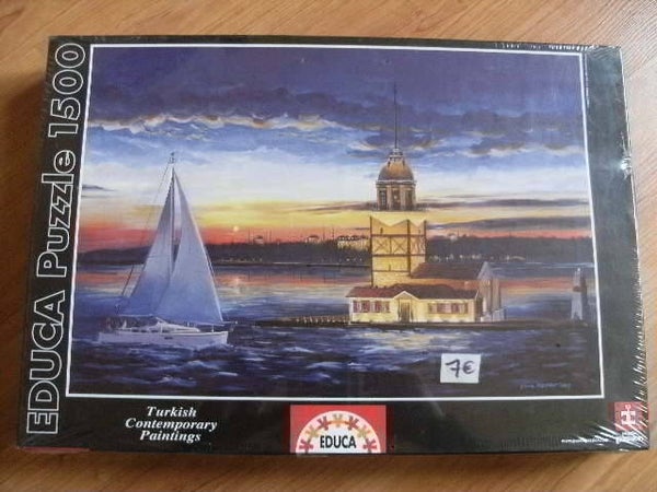puzzle educa , 1500 pieces , turkish bateau , neuf