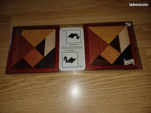 2 tangram en bois , neuf