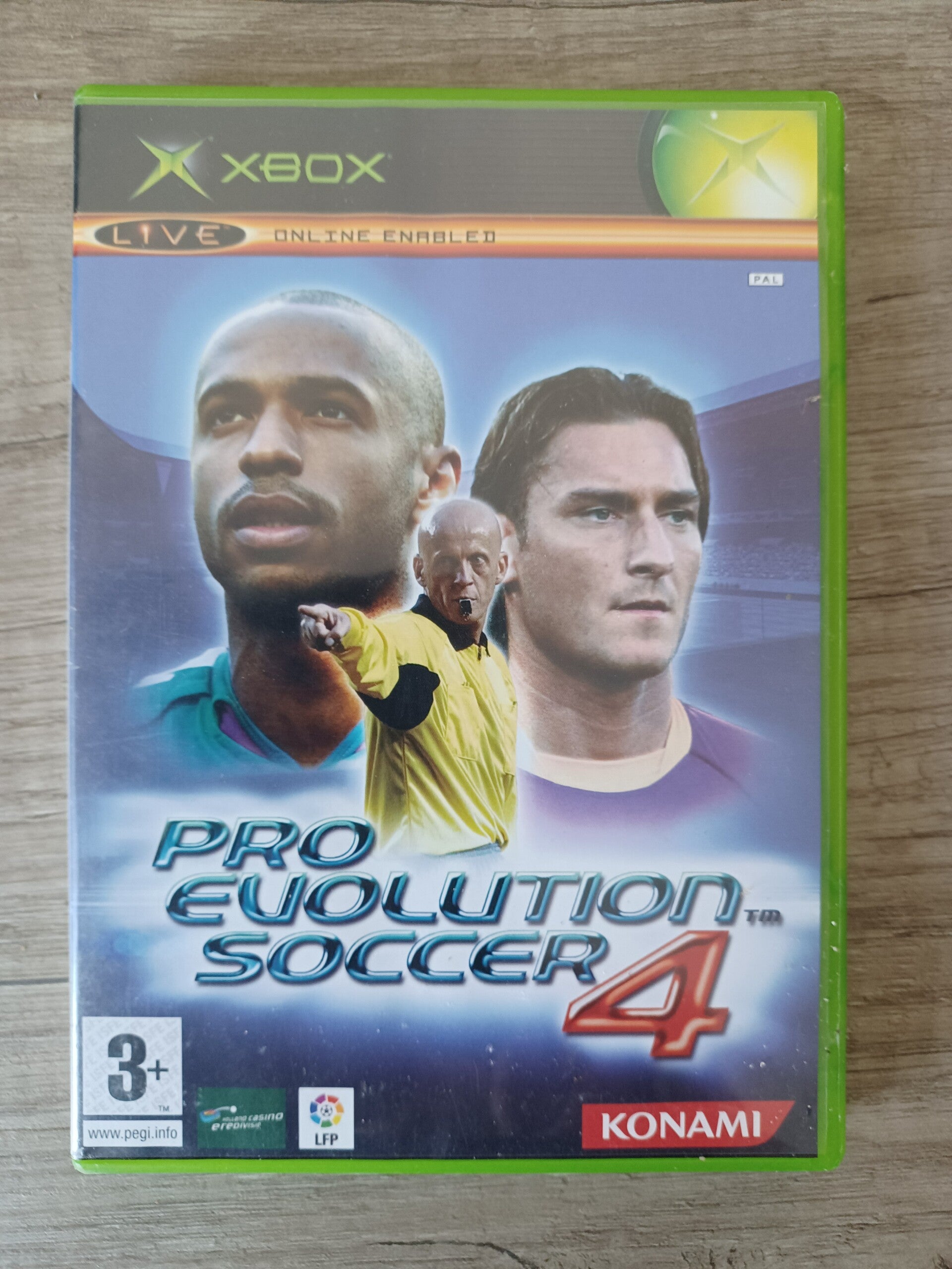jeu xbox  pro evolution soccer 4 , occasion