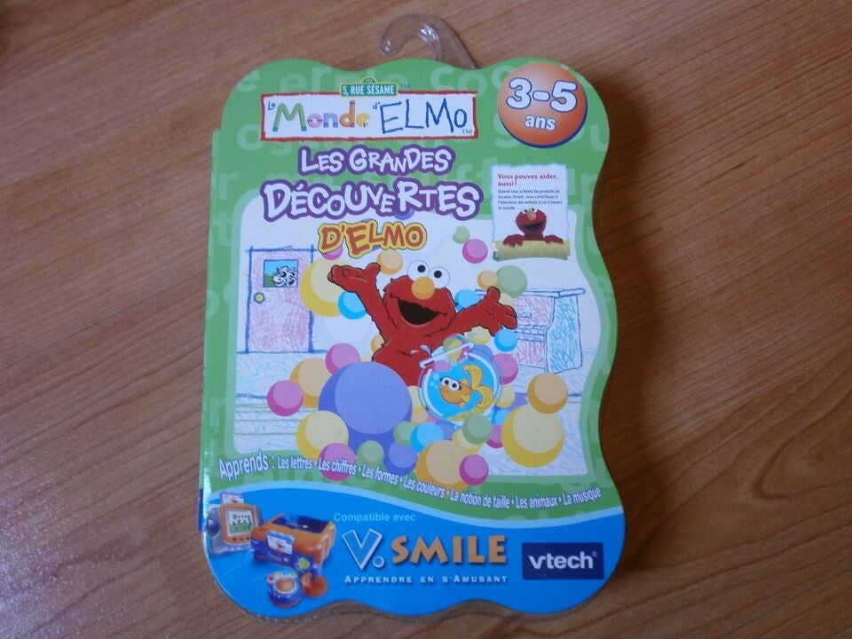 jeu v smile ,les grandes decouvertes d'elmo , neuf