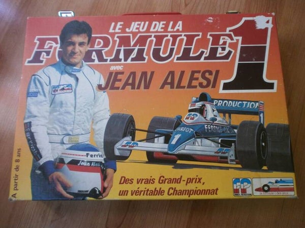 jeu de societe ancien , le jeu de la formule 1 avec jean alesi occasion