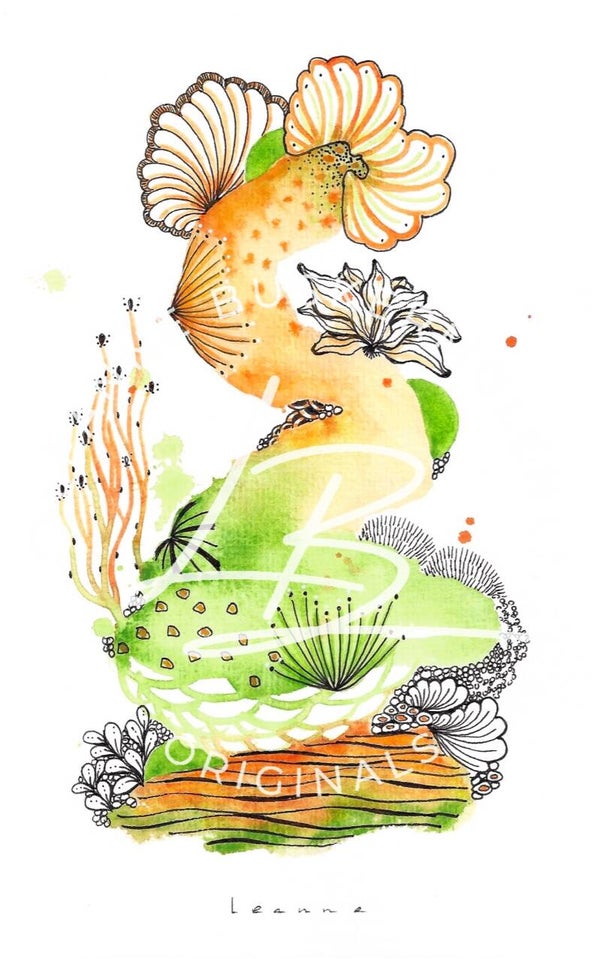 Fantasy Coal Reef Orange - Green