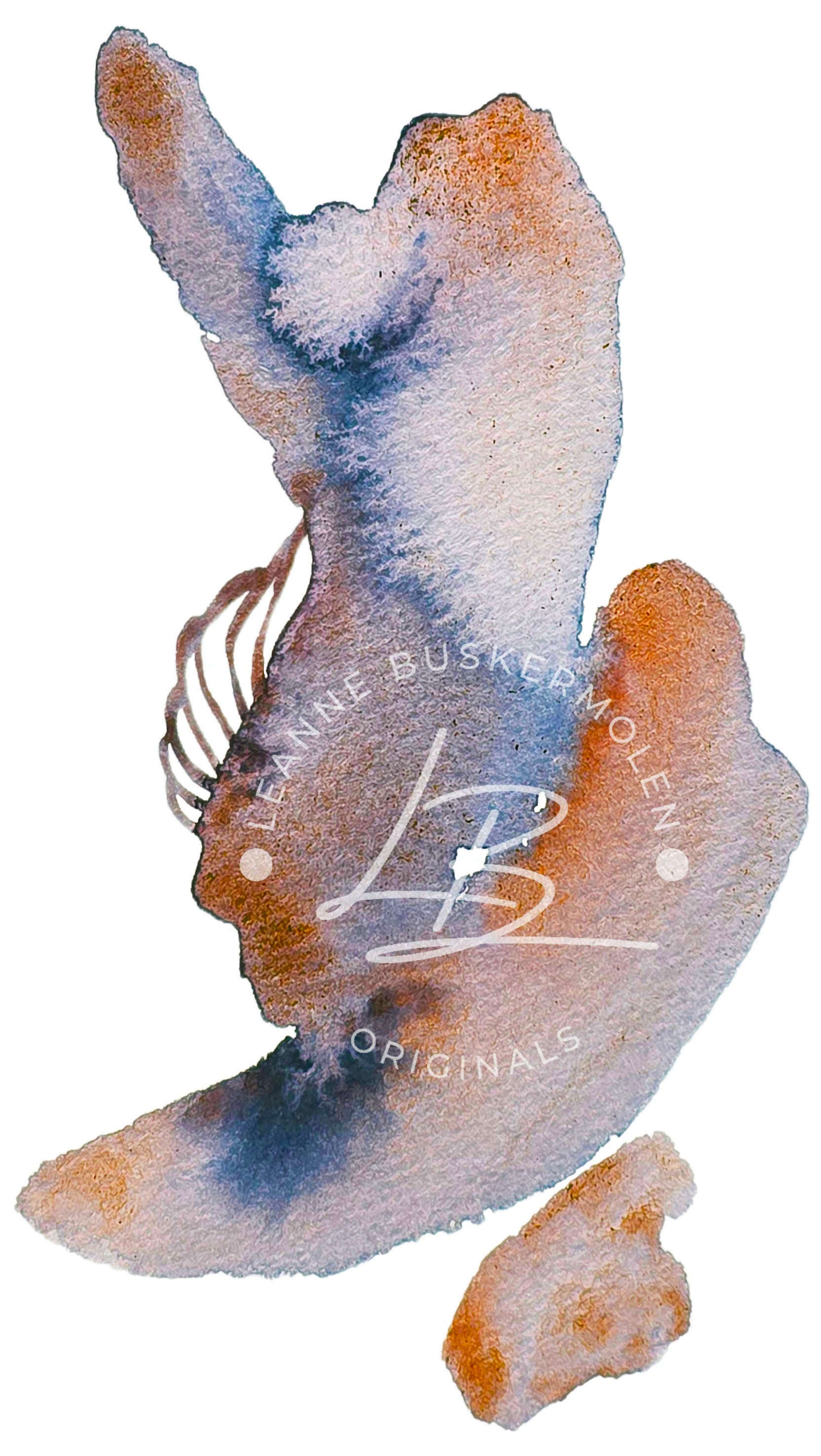 Watercolour 6 Orange