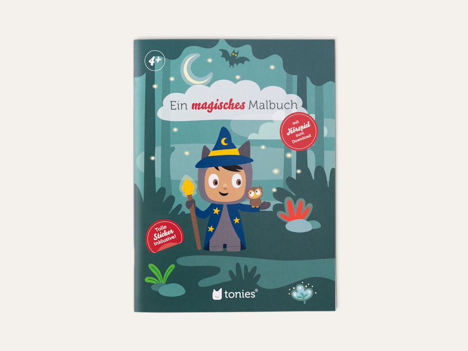 Ein magisches Malbuch + Kreativ-Tonie Zauberer - Freundschaftstag im Zauberwald