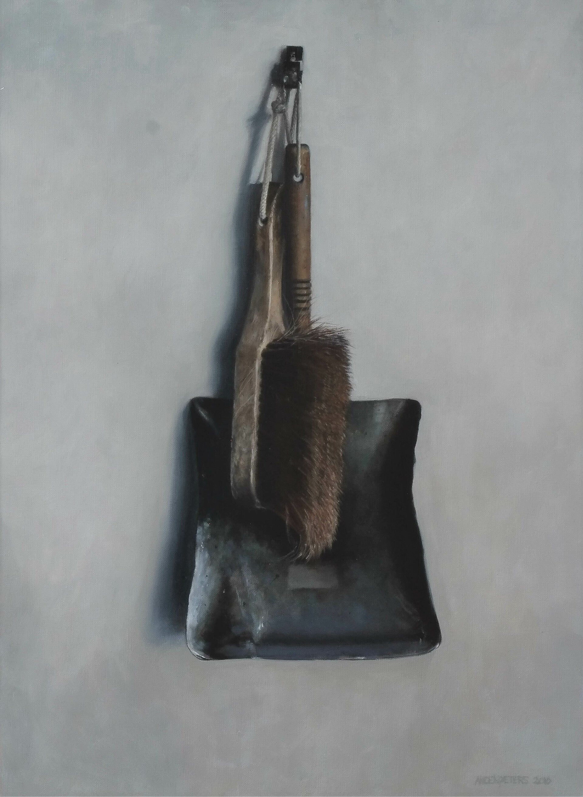 Stilleven handstoffer en blik