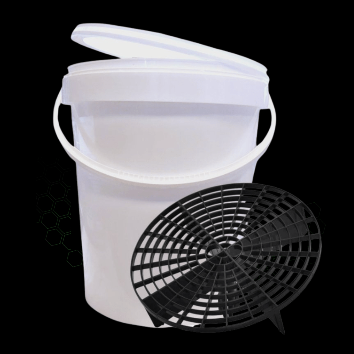 Emmer Grit en Deksel Wit