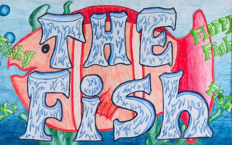 The Fish | Colored Pencils on paper. 12x18&quot;. 2006. 