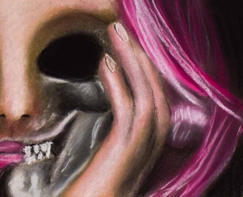 Angelus Obitusa Preliminary | Vine charcoal and chalk pastels on paper. Unknown size. 2015. 